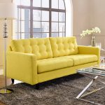 ... enfield contemporary yellow sofa QFRISWO