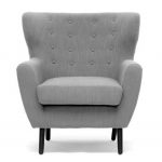 ... gray rectangle modern fabric sofa chair ideas: comfy sofa chair ideas CKGFMEM