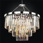 ... timeless glass chandelier semi flush mount by glow lighting TDILZAB