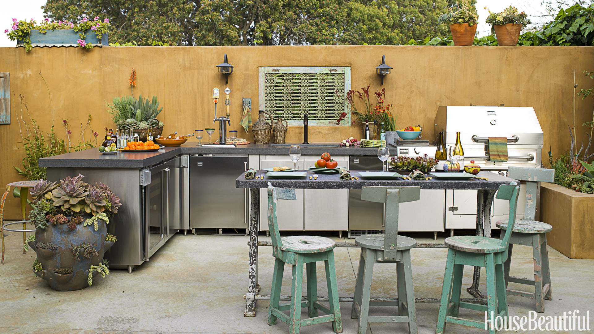 20 outdoor kitchen design ideas and pictures DJKYDFH
