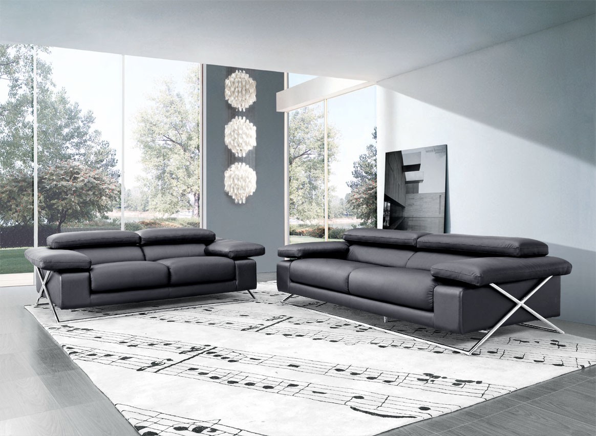 513 modern italian leather sofa set DVAXFNB