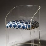 acrylic furniture adorable acrylic chair with a patterned upholstered seat SIZACNK