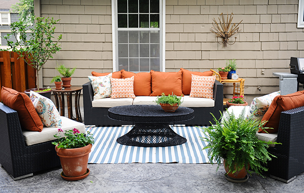 amazing of decorating patio ideas patio decorating ideas a modern chic patio DIYGXHB