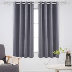 amazon.com: deconovo solid room darkening curtains thermal insulated  blackout curtains grommet blind OAAAURT