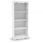 amazon.com: sonax hawthorn 60-inch tall bookcase, frost white: kitchen u0026  dining GNCYDIW