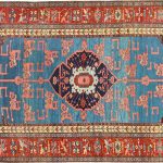antique bakshaish persian oriental rug WVVNXYQ