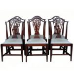 antique dining chairs antique set of six mahogany dining chairs JSEXALR