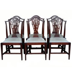 antique dining chairs antique set of six mahogany dining chairs JSEXALR