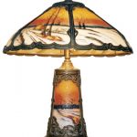 antique lamps reverse painted glass lamp MIKVDYI