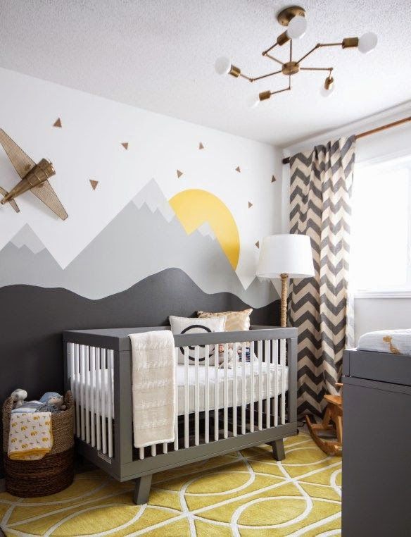 baby room decor eclectic nurseries (the boo and the boy). boys room paint ideasbaby room QMSREJW