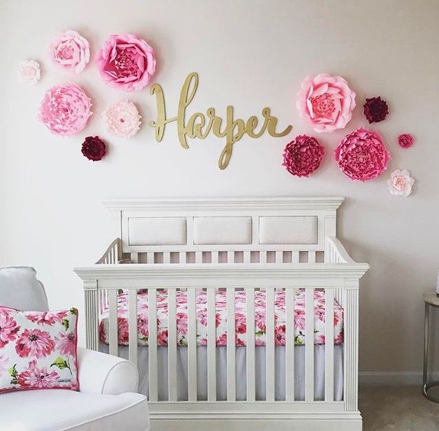 baby room decor i love this adorable nursery! the custom name sign is made by ZFNPSHI