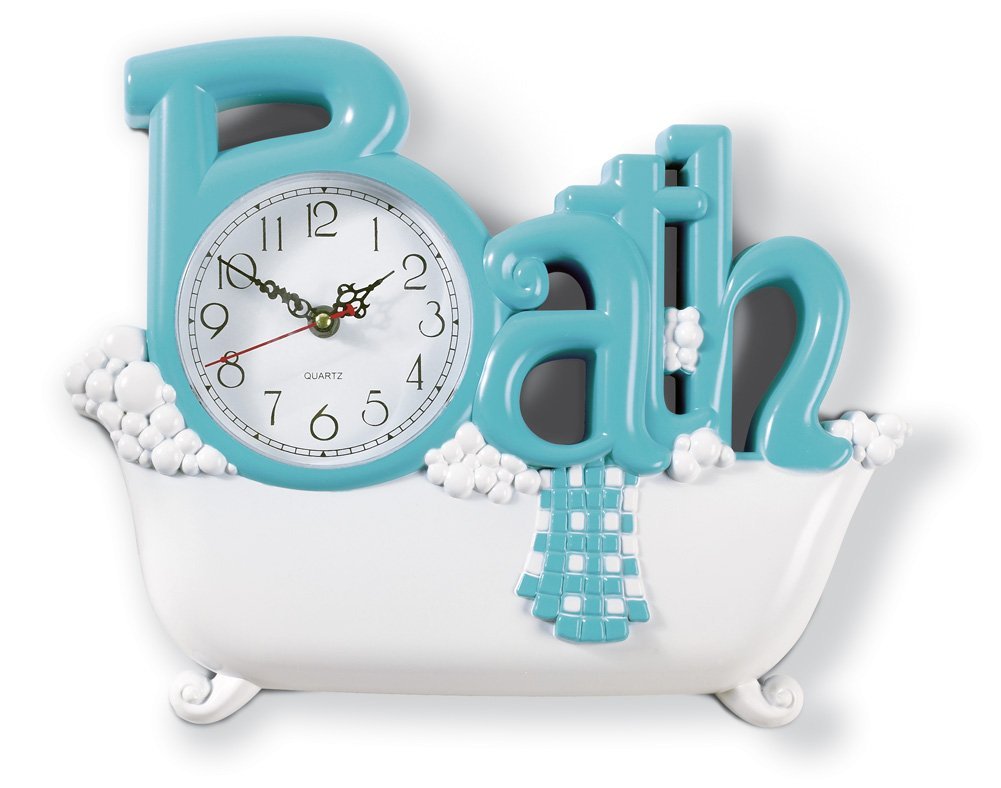 bathroom clocks amazon.com: bathroom wall clock: home u0026 kitchen LFWJRPB