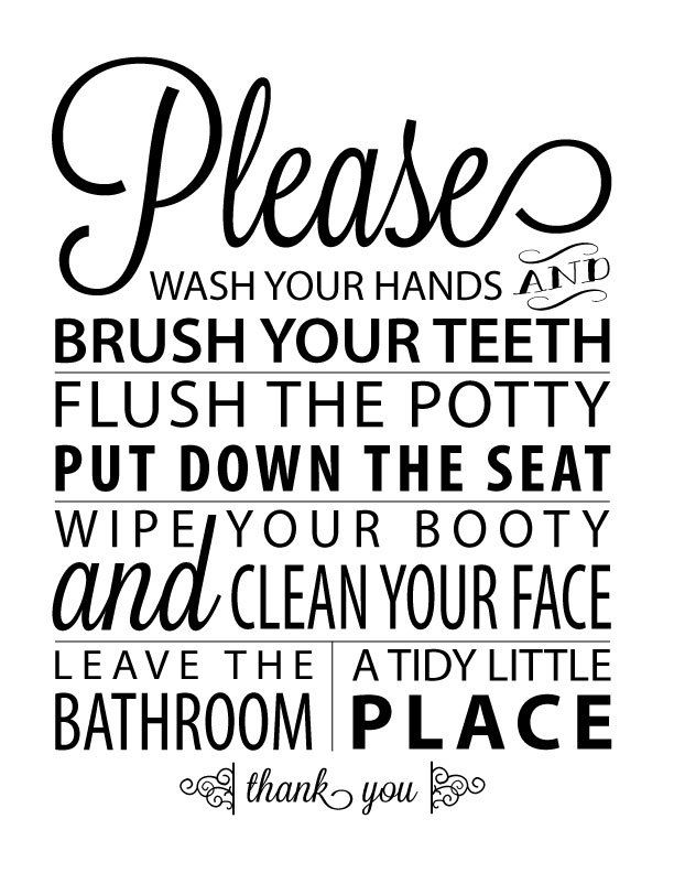 bathroom quotes 40 fabulously free bathroom u0026 laundry room printables EAPXYFG