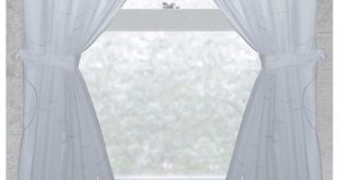 bathroom window curtains carnation home fashions ava fabric window curtain UULNAHP