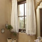 bathroom window curtains creative curtain designs for windows in any rooms: tiny bathroom interior GFCMZVA