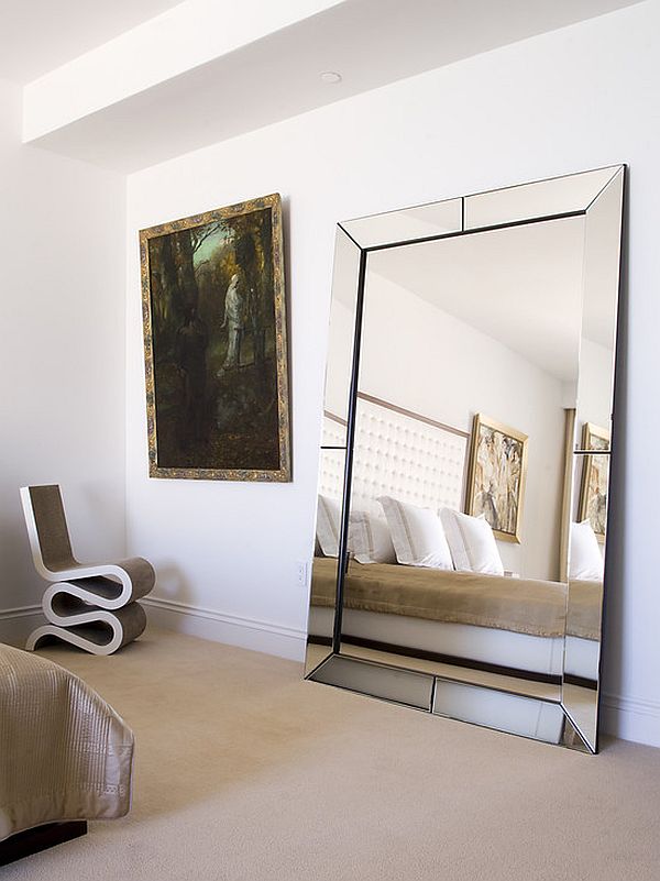 bedroom mirrors fabulous leaning mirror design at bedroom with unique corner stool image UTNLYNY