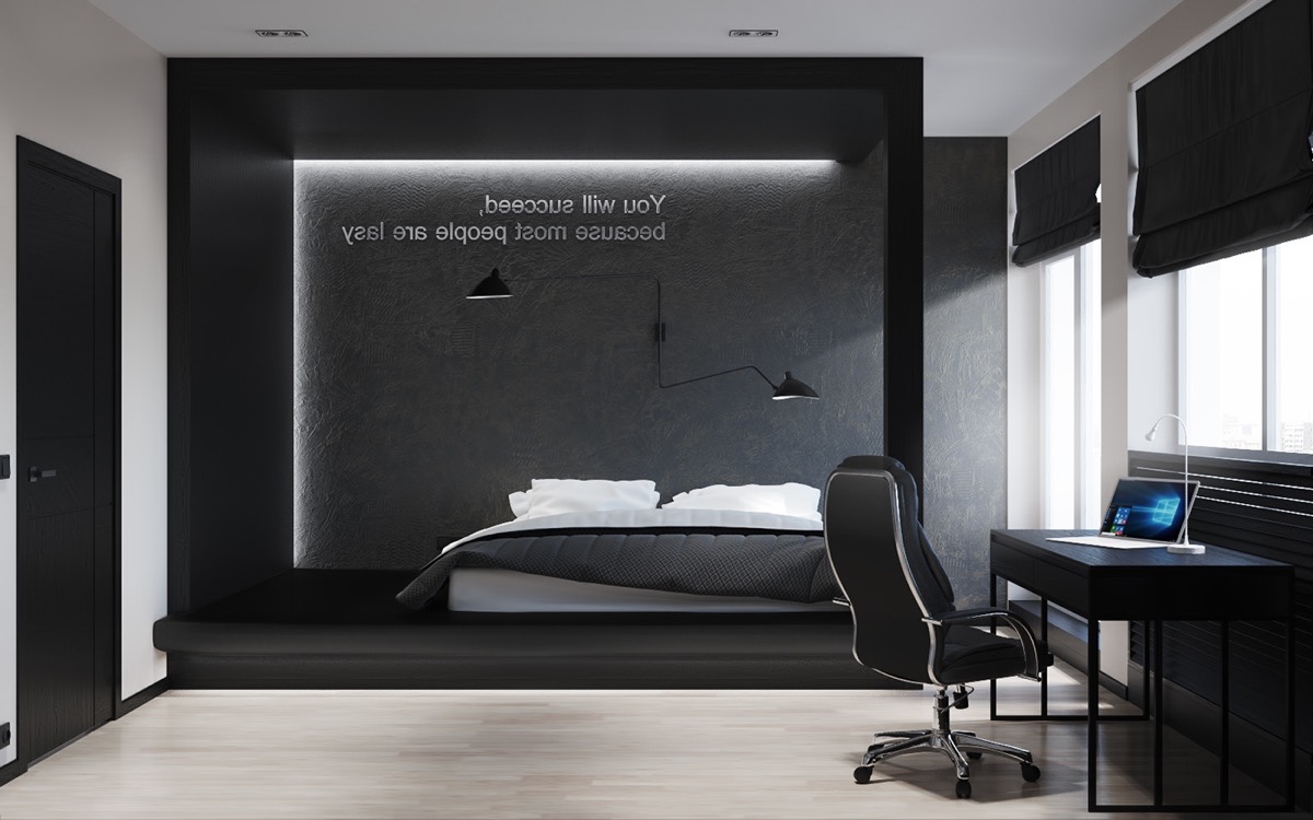 black and white bedroom ideas 40 beautiful black u0026 white bedroom designs YSFOTYI