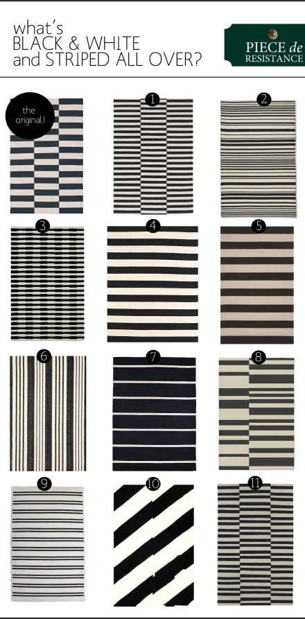 black and white rug black-white-stripe-rugs copy TEGXSLL