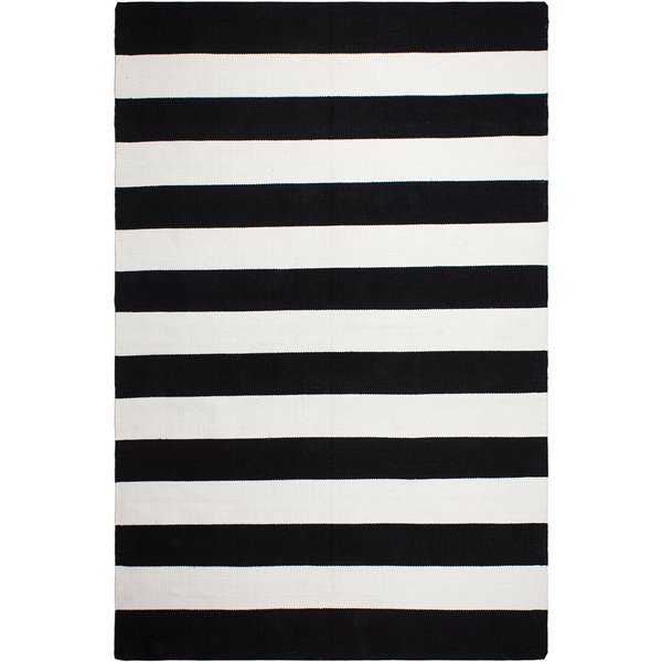 black and white rug fab habitat nantucket striped black/white indoor/outdoor area rug u0026 reviews  | BJCSGIO