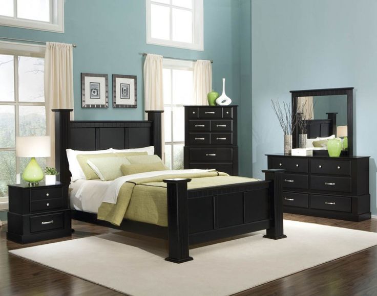 black bedroom sets bold black bedroom furniture with other hues mixture : charming blue black QQEZUGH