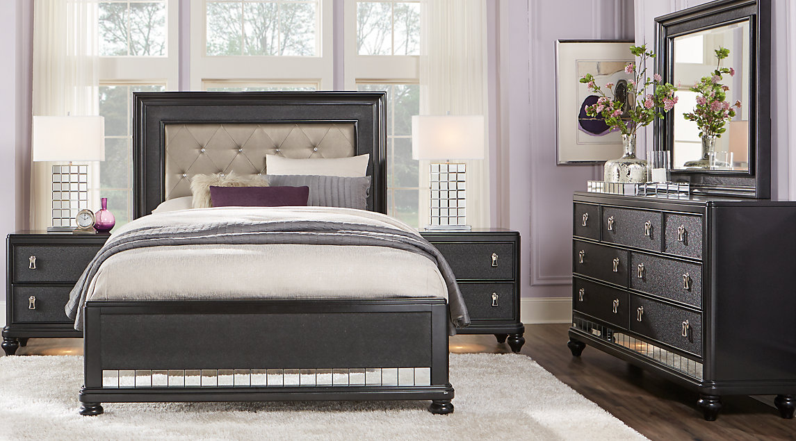 black bedroom sets shop now RPNMWFJ