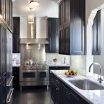 black kitchen cabinets galley kitchen cabinets. OZWIGIB