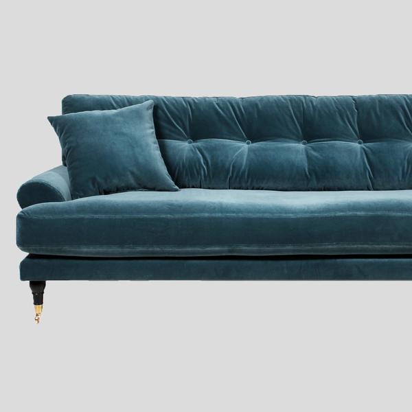 blanca petrol velvet sofa DOGCTEG