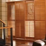 budget blinds natural hardwood shutters. north american wood shutters KIKHXFA