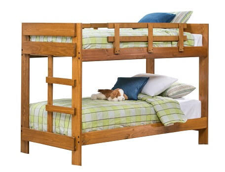 bunk beds ... tanglewood collection - honey tw/tw bunk bed BHFTFES