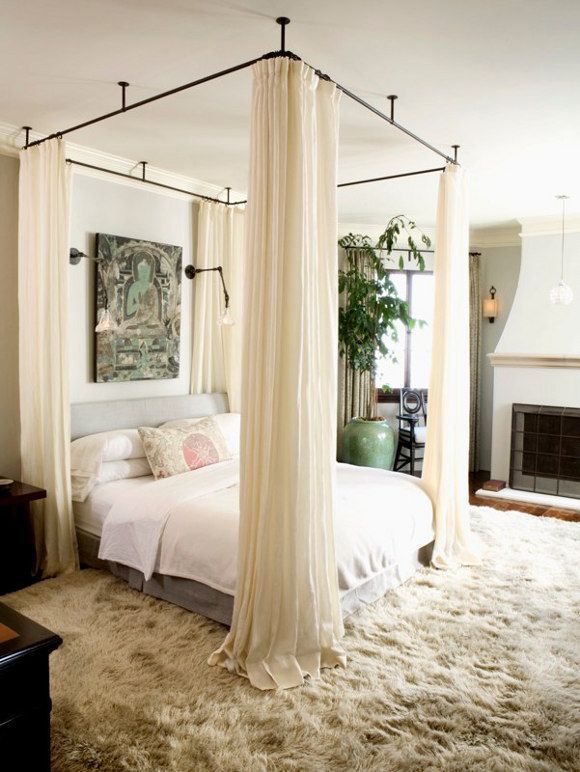 canopy bed curtains 15 covet-worthy canopy beds XFCEAQR