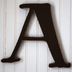 capital wall letters in chocolate brown by new arrivals inc. IRAXFLM