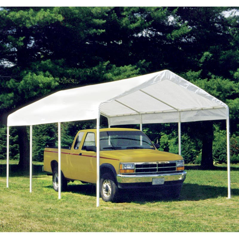 car canopy king canopy 10 x 20 ft. universal enclosed canopy carport | hayneedle OPWNKXH