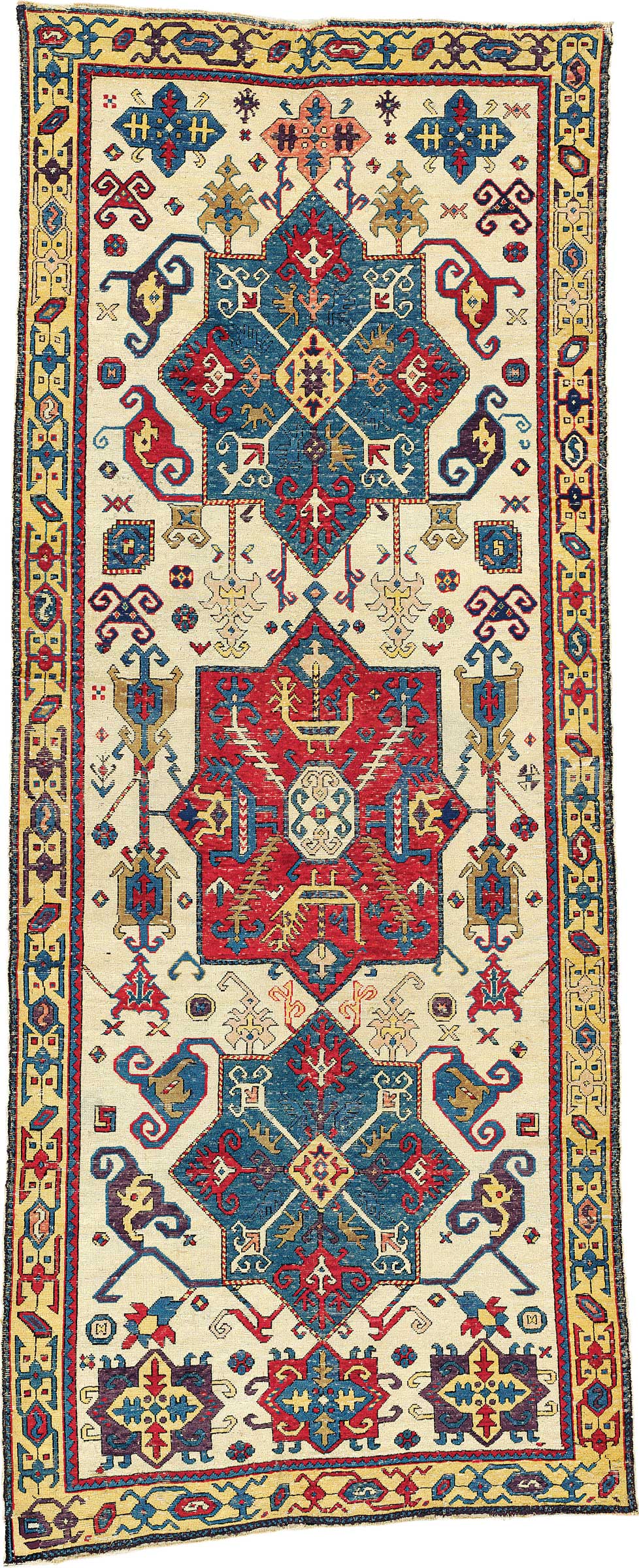 carpet designs the lehmann-bärenklau kuba medallion carpet. east caucasus, first half 18th  century. 9 VSUXFMC