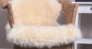 champagne sheepskin rug (2x3.5 ft) TYRHYGD