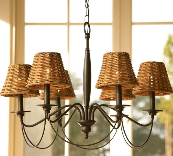 chandelier lamp shades graham wicker chandelier UZBEOLX