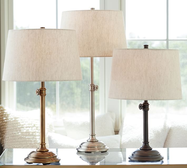 chelsea table u0026 bedside lamp base | pottery barn ZZIWCDY