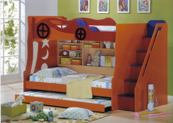 children bedroom furniture kids room. wooden kids bedroom furniture of brown car style loft bed for LLIZVCZ