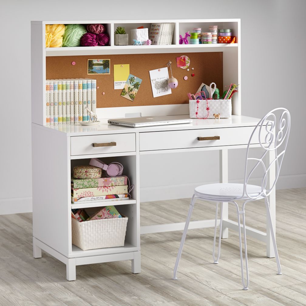 childrens desks cargo desk u0026 hutch (white) PXIJVSB