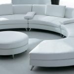 circular sofa white circular leather sofa w/ ottoman LPICSYL