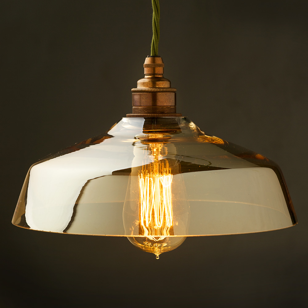 coffee glass light shade e27 pendant QNDLUBG