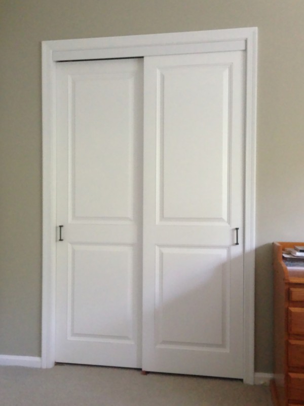 colonial raised panel sliding closet doors LQNJKAK