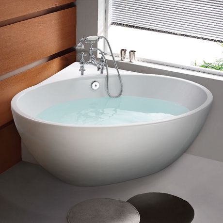 corner baths orbit corner modern free standing bath (1270 x 1270mm) YLNFQRL