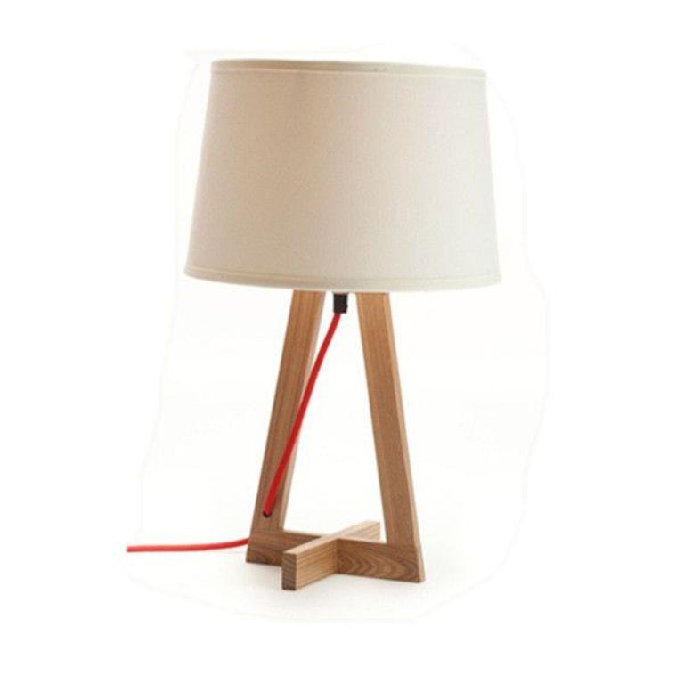 creamy bedside lamp VCIDGKA