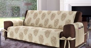 creative diy sofa cover ideas beige cover brown sofa with ties VLAWMLR