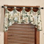 curtain valances garden images iii austrian valance parchment 64 x 28 VEWEOHQ