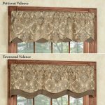 curtain valances hollyhock gold petticoat valance 52 x 15 TSCRMRQ