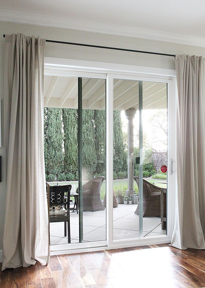 curtains for sliding glass doors curtain rods from galvanized pipes without the industrial look TECNPLY