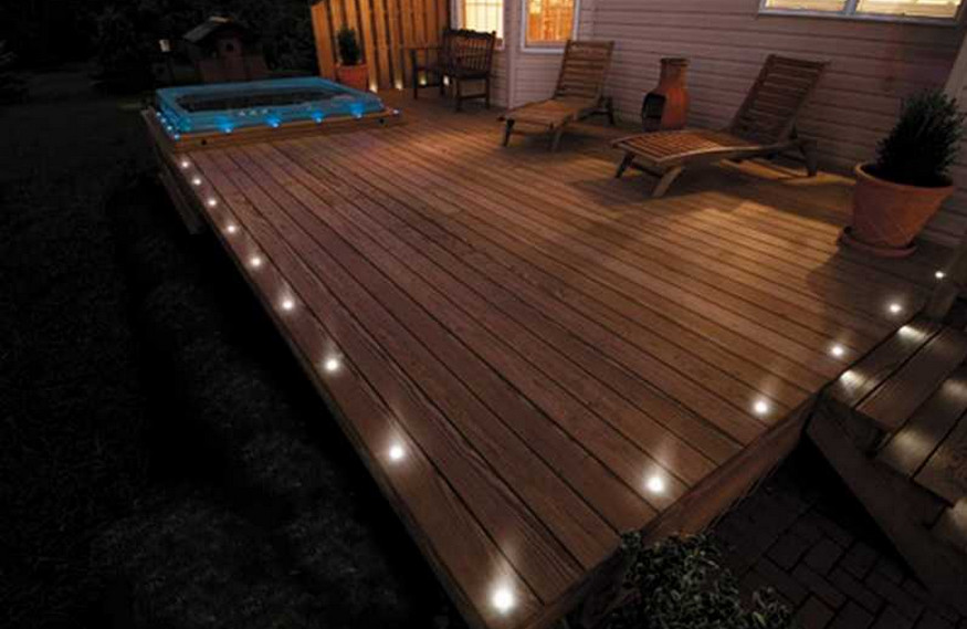 decking lights flush mount solar deck lights DAZJMCT