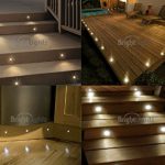 decking lights set of 10 waterproof led warm white deck lights / decking / plinth DKAJQLV