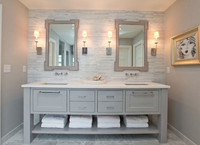 decorating ideas for bathrooms collect this idea painted-vanity REHURKY